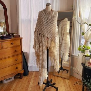 Free People Knit Shawl / Wrap